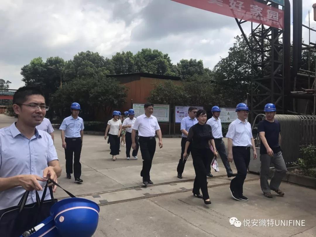 省科技廳領(lǐng)導一行蒞臨公司指導